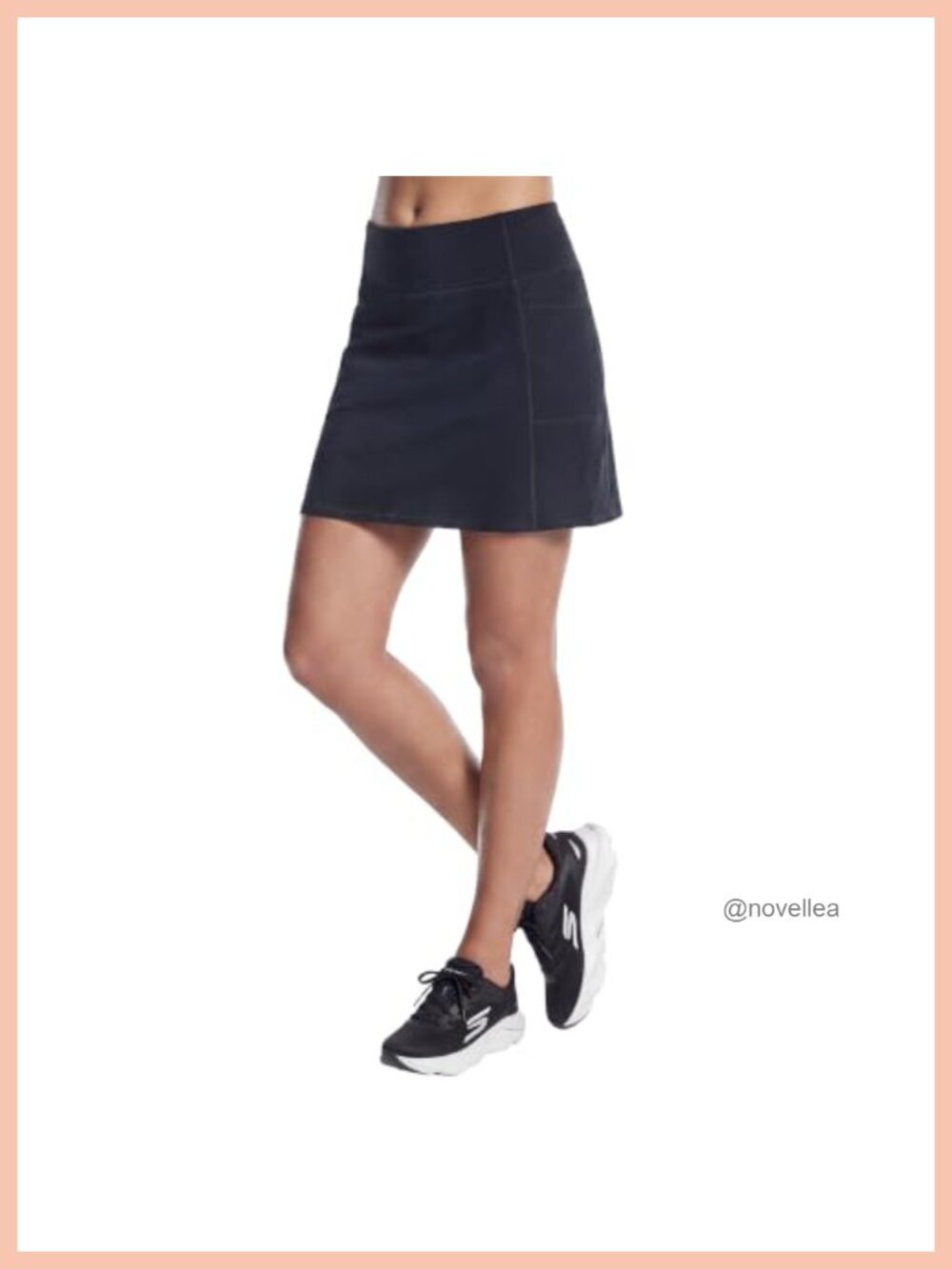 Skechers Go Walk Pickleball Skort Nylon Spandex Active Skort with Pockets